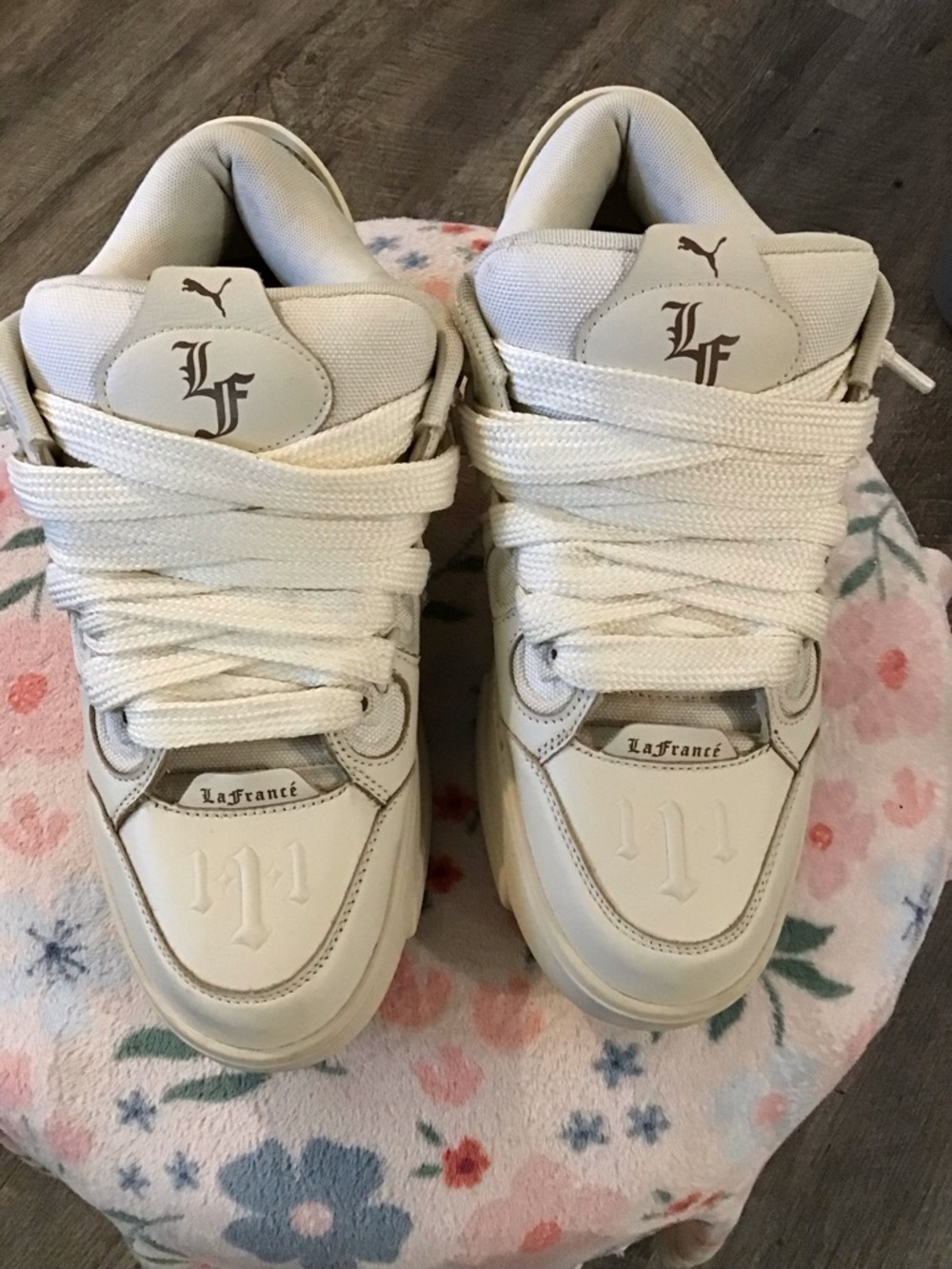 Puma LaFrancé Men's White Leather Sneakers